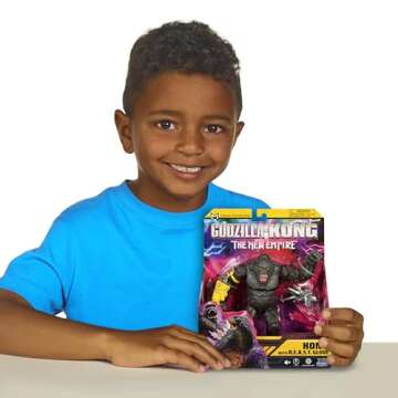 Godzilla x Kong 6” Kong w/B.E.A.S.T. Glove by Playmates Toys