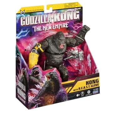 Godzilla x Kong 6” Kong w/B.E.A.S.T. Glove by Playmates Toys