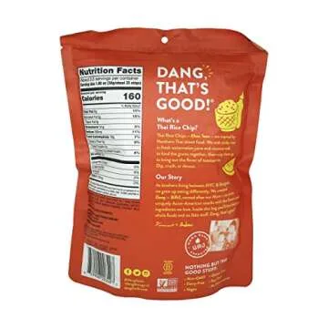 Dang Snackable Rice Cakes, Sriracha, Gluten Free, Non-GMO, 3.5 Ounce Bag