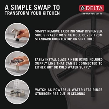 Delta GR150-SP Glass Rinser for Effortless Cleaning