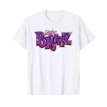 Official Bratz Purple Glow Halo Logo T-Shirt - Stylish Fun Wear