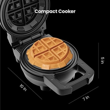 Chefman Big Stuff Waffle Maker with Mess-Free Moat