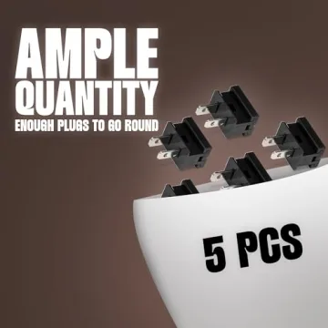 HLO Male Black Slip Plug for Custom Christmas Lights