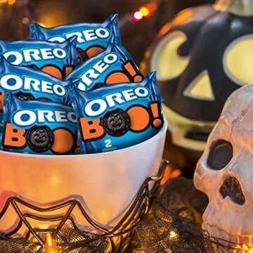 OREO Orange Creme Halloween Cookies - 30 Snack Packs