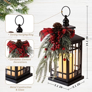 Charming Christmas Lantern for Indoor Outdoor Holiday Decor