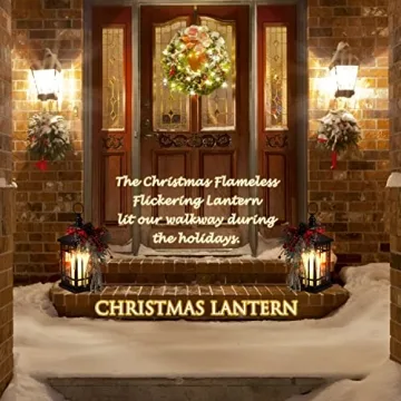 Charming Christmas Lantern for Indoor Outdoor Holiday Decor
