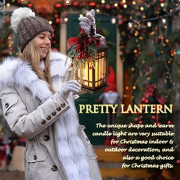 Charming Christmas Lantern for Indoor Outdoor Holiday Decor