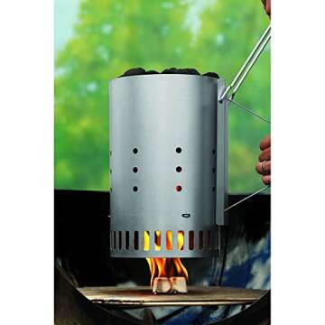 Weber Chimney Starter for Effortless Barbecuing