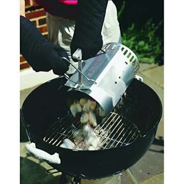 Weber Chimney Starter for Effortless Barbecuing