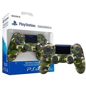 DualShock 4 Wireless Controller for PlayStation 4 - Green Camouflage