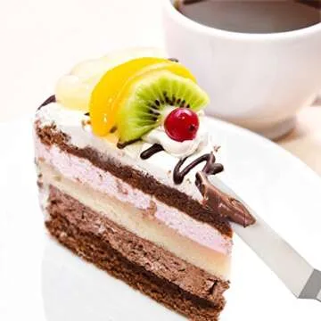 PUCKWAY Offset Frosting Cake Knife Set of 3 Spatulas for Baking