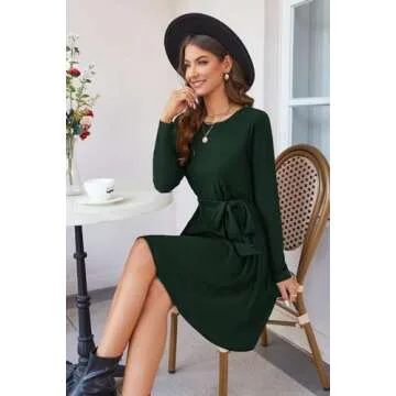 Stylish Newshows Long Sleeve Sweater Dress for Women