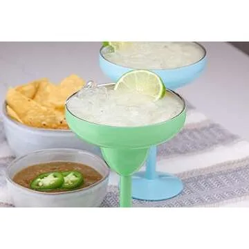 Better Dweller Insulated Margarita Glass with Lid