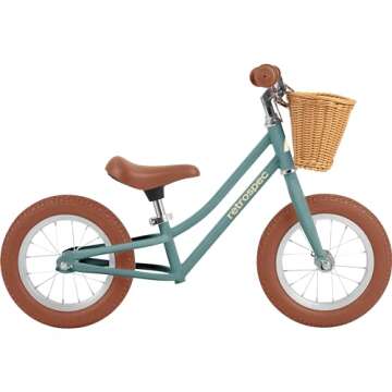 Retrospec Baby Beaumont Kids' Balance Bike for Toddlers, No Pedals, Cushioning Air Filled Tires for Boys and Girls Ages 18 Months - 3 Years, with Adjustable Seat Height