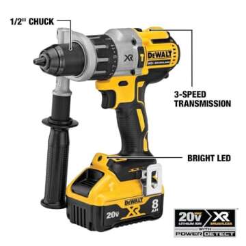 DEWALT 20V MAX XR Cordless Hammer Drill - Unmatched Power and Performance