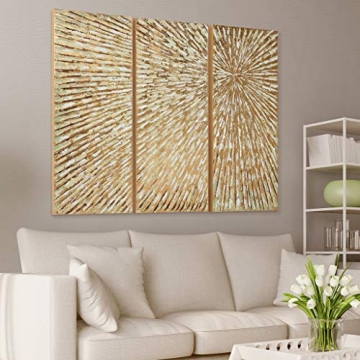 Stunning Hand Painted Triptych Wall Art by Martin Edwards