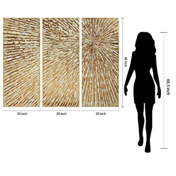 Stunning Hand Painted Triptych Wall Art by Martin Edwards