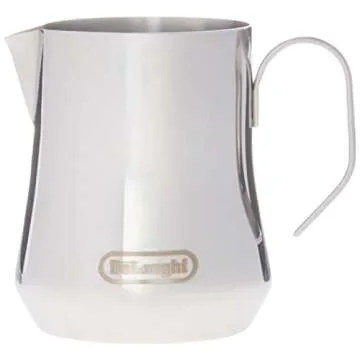 DeLonghi Stainless Steel Milk Frothing Pitcher for DeLonghi Stilosa Manual Espresso Machine