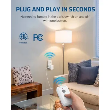 DEWENWILS Remote Control Outlet for Easy Home Access