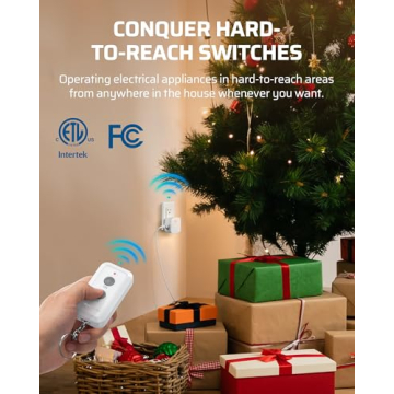 DEWENWILS Remote Control Outlet for Easy Home Access