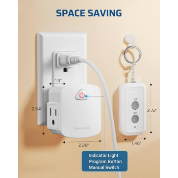 DEWENWILS Remote Control Outlet for Easy Home Access