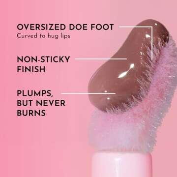 Lawless Women's Forget The Filler Lip Plumper Line Gloss, George, Pink, 0.11 Fl Oz (Pack of 1)