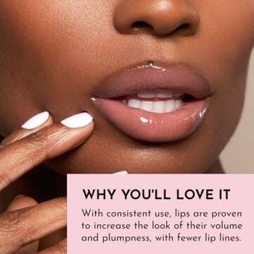 Lawless Women's Forget The Filler Lip Plumper Line Gloss, George, Pink, 0.11 Fl Oz (Pack of 1)