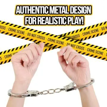 Kangaroo Police Role Play Kids Handcuffs for Costume Fun