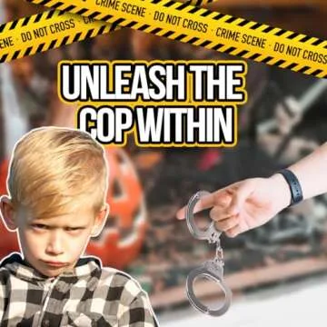 Kangaroo Police Role Play Kids Handcuffs for Costume Fun