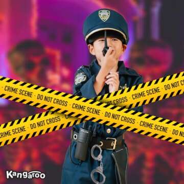 Kangaroo Police Role Play Kids Handcuffs for Costume Fun