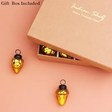 Handcrafted Glass Christmas Ornaments for Festive Decor