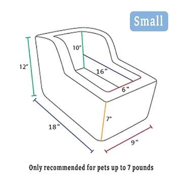 Snoozer Small High Back Console Dog Car Seat Travel Dog Bed Carrier for Dogs up to 7lbs, Provides Safe Pet Travel with Dog Car Seat Belt Harness Strap, Removable Machine Washable Black Cover