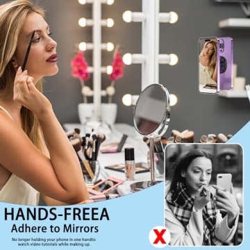 Omee Magnetic Suction Cup Phone Mount for iPhone 15-12