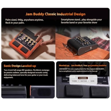 Compact JOYO Portable Guitar Amp with Effects and Bluetooth