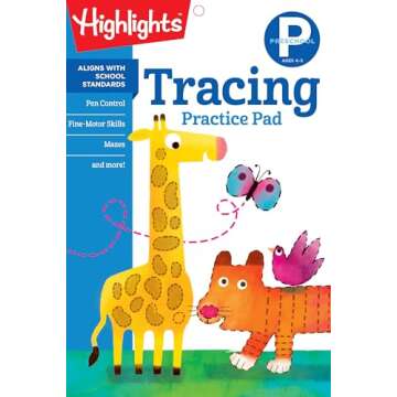 Highlights Preschool Tracing Book - Engaging Learning Fun for Kids
