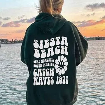 Siesta Beach Hoodie Customizable Sweatshirt for Any Style