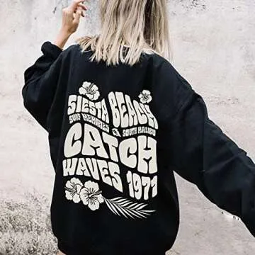 Siesta Beach Hoodie Customizable Sweatshirt for Any Style