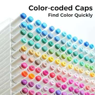 Ohuhu Alcohol Markers - 60 Color Art Markers Set