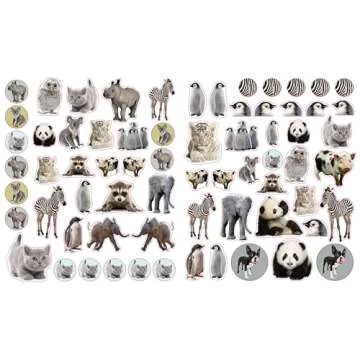 Eylike Stickers: Cute Baby Animals for Creative Fun