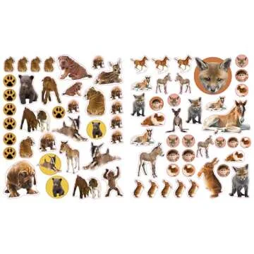 Eylike Stickers: Cute Baby Animals for Creative Fun