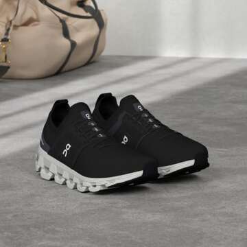 On Women's Cloudswift 3 Sneakers, All Black, 7 Medium US