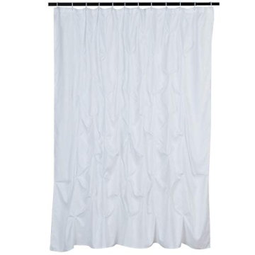 Elegant Amazon Basics Pinched Pleat Shower Curtain