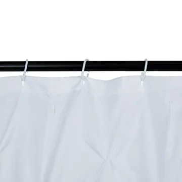 Elegant Amazon Basics Pinched Pleat Shower Curtain