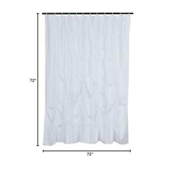 Elegant Amazon Basics Pinched Pleat Shower Curtain