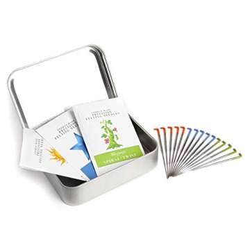 Precision Felting Needles for Wool, Essential Tools for Beginner to Expert, German Made, High Carbon Steel, Color Coded, Gauges 36 Star, 38 Star, and 40 Spiral, Metal Sharps Container for Safe Storage