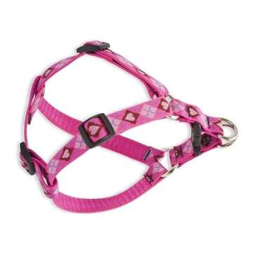 LupinePet Originals 3/4" Puppy Love 20-30" Step In Harness for Medium Dogs