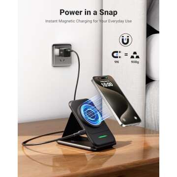 INIU 3 in 1 Fast Magnetic Charger for Apple Devices