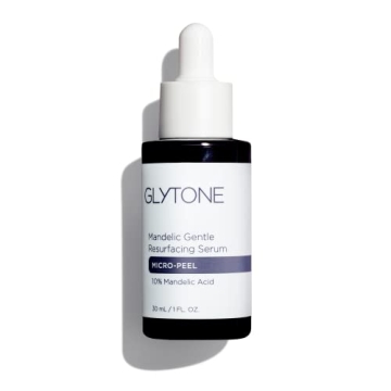 Glytone Micro-Peel Mandelic Gentle Resurfacing Serum - With 10% Mandelic Acid - For Redness-Prone Sk...