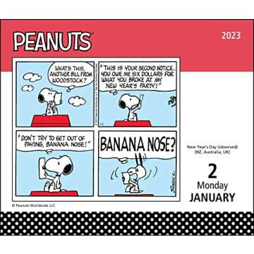 Peanuts 2023 Day-to-Day Calendar