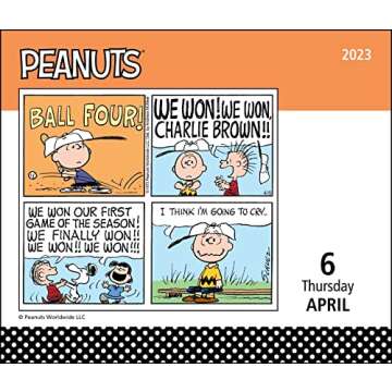 Peanuts 2023 Day-to-Day Calendar